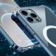 Hurtel Clear Magnetic Case MagSafe - силиконов (TPU) калъф с MagSafe за iPhone 12 Pro Max (прозрачен)  11