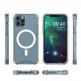 Hurtel Clear Magnetic Case MagSafe - силиконов (TPU) калъф с MagSafe за iPhone 12, iPhone 12 Pro (прозрачен)  2