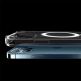Hurtel Clear Magnetic Case MagSafe - силиконов (TPU) калъф с MagSafe за iPhone 12, iPhone 12 Pro (прозрачен)  5