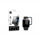 Mocolo 3D Tempered Glass - калено стъклено защитно покритие с извити ръбове за дисплея на Apple Watch 44мм (черен) 1