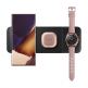 Samsung Wireless Charger Trio EP-P6300 - тройна поставка (пад) с бързо безжично зареждане за Samsung смартфони и Qi съвместими устройства (бял)  1