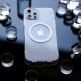 SwitchEasy MagClear Case - термополиуретанов (TPU) кейс с вграден магнитен конектор (MagSafe) за iPhone 12 Pro Max (бял-прозрачен) 7