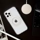 SwitchEasy MagClear Case - термополиуретанов (TPU) кейс с вграден магнитен конектор (MagSafe) за iPhone 12, iPhone 12 Pro (бял-прозрачен) 8