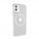 SwitchEasy MagClear Case - термополиуретанов (TPU) кейс с вграден магнитен конектор (MagSafe) за iPhone 12 mini (бял-прозрачен) 1