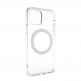 SwitchEasy MagClear Case - термополиуретанов (TPU) кейс с вграден магнитен конектор (MagSafe) за iPhone 12 mini (бял-прозрачен) 5