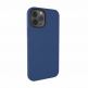 SwitchEasy MagSkin Case - тънък силиконов кейс с вграден магнитен конектор (MagSafe) за iPhone 12 Pro Max (син) 1