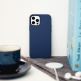 SwitchEasy MagSkin Case - тънък силиконов кейс с вграден магнитен конектор (MagSafe) за iPhone 12 Pro Max (син) 8