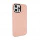 SwitchEasy MagSkin Case - тънък силиконов кейс с вграден магнитен конектор (MagSafe) за iPhone 12 Pro Max (розов) 2
