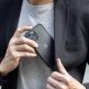 SwitchEasy AERO Plus Case - тънък хибриден кейс 0.38 мм. съвместим с MagSafe за iPhone 12 Pro Max (черен-прозрачен) 5