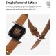Ringke Leather One Classic Band - кожена (естествена кожа) каишка за Apple Watch 42мм, 44мм (кафяв) 5
