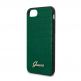 Guess Croco Cover - дизайнерски кожен кейс за iPhone SE (2020), iPhone 8, iPhone 7 (зелен) 3