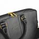 Guess Saffiano Laptop Bag - луксозна дизайнерска чанта с дръжки и презрамка за преносими компютри до 15 инча (черна) 3