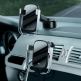 Baseus 5in1 Vehicle Bracket Wireless Charger 10W (WXHW01-B0S) - поставка за радиатора и таблото на кола с безжично зареждане за Qi съвместими смартфони (черен-сребрист) 5