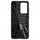 Spigen Rugged Armor Case - тънък качествен силиконов (TPU) калъф за Samsung Galaxy S21 Ultra (черен) 4