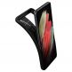 Spigen Rugged Armor Case - тънък качествен силиконов (TPU) калъф за Samsung Galaxy S21 Ultra (черен) 7