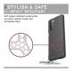 Urban Armor Gear Lucent Case - удароустойчив силиконов калъф за Samsung Galaxy S21 Plus (черен-прозрачен) 5