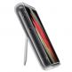 Samsung Clear Standing Cover EF-JG998CT - оригинален удароустойчив хибриден кейс с поставка за Samsung Galaxy S21 Ultra (прозрачен) 3