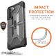 Urban Armor Gear Plasma Case - удароустойчив хибриден кейс за Samsung Galaxy S21 (черен-прозрачен) 5