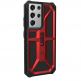 Urban Armor Gear Monarch Case - удароустойчив хибриден кейс за Samsung Galaxy S21 Ultra (червен) 1
