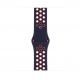 Apple Watch Nike Sport Band - оригинална силиконова каишка за Apple Watch 38мм, 40мм (син-оранжев) 1