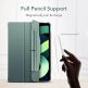 ESR Ascend Trifold Case - полиуретанов калъф с поставка и отделение за Apple Pencil 2 за iPad Air 4 (2020) (черен) 2