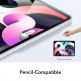 ESR Project Zero Slim Matte Case - удароустойчив силиконов (TPU) калъф за iPad Air 4 (2020) (прозрачен-мат) 3