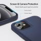 ESR Cloud Halolock Case - силиконов (TPU) калъф с вграден магнитен конектор (MagSafe) за iPhone 12 mini (тъмносин) 3