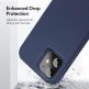 ESR Cloud Halolock Case - силиконов (TPU) калъф с вграден магнитен конектор (MagSafe) за iPhone 12 mini (тъмносин) 5