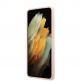 Guess Hard Silicone Case - силиконов (TPU) калъф за Samsung Galaxy S21 (розов)  2