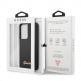 Guess Hard Silicone Case - силиконов (TPU) калъф за Samsung Galaxy S21 Ultra (черен)  3