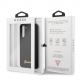Guess Hard Silicone Case - силиконов (TPU) калъф за Samsung Galaxy S21 (черен)  5