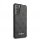 Guess 4G Charms Collection Hard Case - дизайнерски кожен кейс за Samsung Galaxy S21 (сив) 1