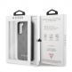 Guess 4G Charms Collection Hard Case - дизайнерски кожен кейс за Samsung Galaxy S21 (сив) 4