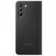 Samsung LED View Cover EF-NG991PB - оригинален калъф през който виждате информация от дисплея за Samsung Galaxy S21 (черен) 1