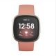 Fitbit Versa 3 - умен фитнес часовник с GPS, известия и следене на дневната и нощна активност на организма за iOS и Android (розов-златист) 1