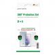 4smarts 360° Premium Protection Set UltraSonix - тънък силиконов кейс и стъклено защитно покритие за дисплея на Samusg Galaxy S21 Plus (прозрачен) 1