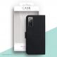 Case FortyFour No.11 Case - кожен калъф с поставка за Samsung Galaxy S20 FE (черен) 	 2