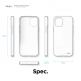 Elago Clear Silicone Case - силиконов (TPU) калъф за iPhone 12 mini (прозрачен) 7