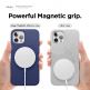 Elago MagSafe Soft Silicone Case - силиконов (TPU) калъф с вграден магнитен конектор (MagSafe) за iPhone 12 Pro Max (тъмносин) 3