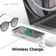Elago MagSafe Soft Silicone Case - силиконов (TPU) калъф с вграден магнитен конектор (MagSafe) за iPhone 12 Pro Max (бял) 6