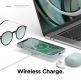 Elago MagSafe Soft Silicone Case - силиконов (TPU) калъф с вграден магнитен конектор (MagSafe) за iPhone 12, iPhone 12 Pro (зелен) 6
