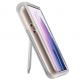 Samsung Clear Standing Cover EF-JG991CT - оригинален удароустойчив хибриден кейс с поставка за Samsung Galaxy S21 (прозрачен) 3