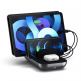Satechi Dock5 Multi-Device Charging Station with Wireless Charging - док станция с 2xUSB и 2xUSB-C гнезда и пад за безжично зареждане (тъмносив) 1