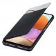Samsung Galaxy S-View Wallet Cover EF-EA325PBEGEW - оригинален калъф през който виждате информация от дисплея за Samsung Galaxy A32 (черен) 3