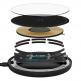 Baseus Simple Mini Magnetic Wireless Charger (WXJK-F01) - поставка (пад) за безжично зареждане за iPhone с Magsafe и Qi съвместими устройства (черен) 6