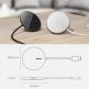 Baseus Simple Mini Magnetic Wireless Charger (WXJK-F01) - поставка (пад) за безжично зареждане за iPhone с Magsafe и Qi съвместими устройства (черен) 14
