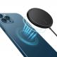 Baseus Simple Mini Magnetic Wireless Charger (WXJK-F01) - поставка (пад) за безжично зареждане за iPhone с Magsafe и Qi съвместими устройства (черен) 15