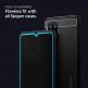Spigen Glass.Tr Slim Tempered Glass - калено стъклено защитно покритие за дисплея на Samsung Galaxy A42 (черен-прозрачен) 1