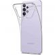 Spigen Liquid Crystal Case - тънък качествен силиконов (TPU) калъф за Samsung Galaxy A32 (прозрачен)  2