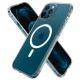 Spigen Ultra Hybrid MagSafe Case - хибриден кейс с висока степен на защита с MagSafe за iPhone 12 Pro Max (бял-прозрачен)  5